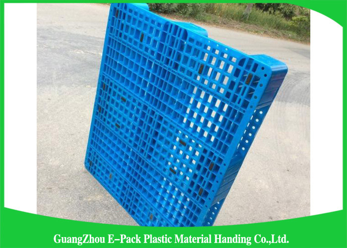 Heavy Duty Rackable 1 Ton Steel Reinforced blue Plastic Pallets 1200*1000mm