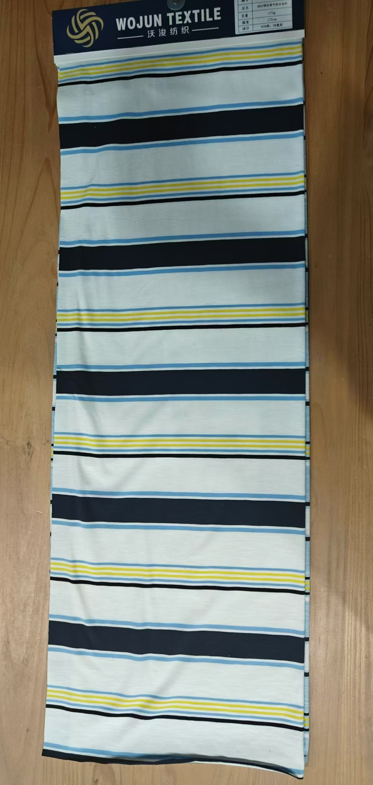 Easy To Care And Comfortable Durble Breathable Striped Material Fabric Low Shrinkage