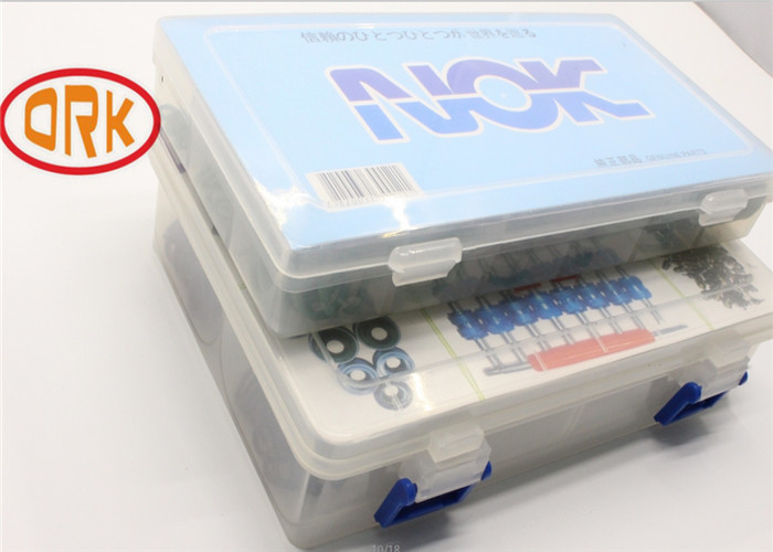 Transparent High Temperature Auto Rubber O Ring Kits , NBR O Ring 70 ROHS FDA