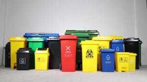 China 240l outdoor garbege dustbin container plastic waste bin wholesale