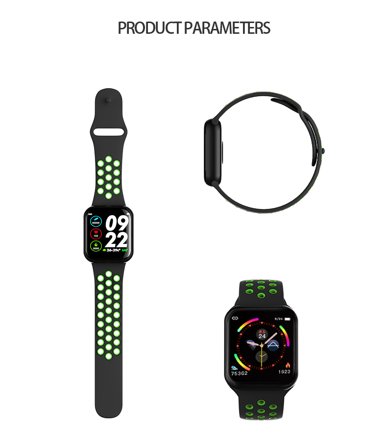 F3 Smart Watch Zinc Alloy 180mAh M6IP68 NFC Smart Band Rubber