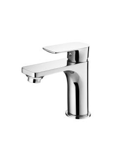 China brass single hole deck mounted Wash basin Faucet round high basin faucet wholesale
