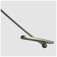 Galvanized rope coated PVC Stainless Steel Cable Sling Lifting With Eye Loop end