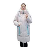 FODARLLOY F23532 Ladies Warm Hooded Cotton-padded Clothes Women Slim Long Winter