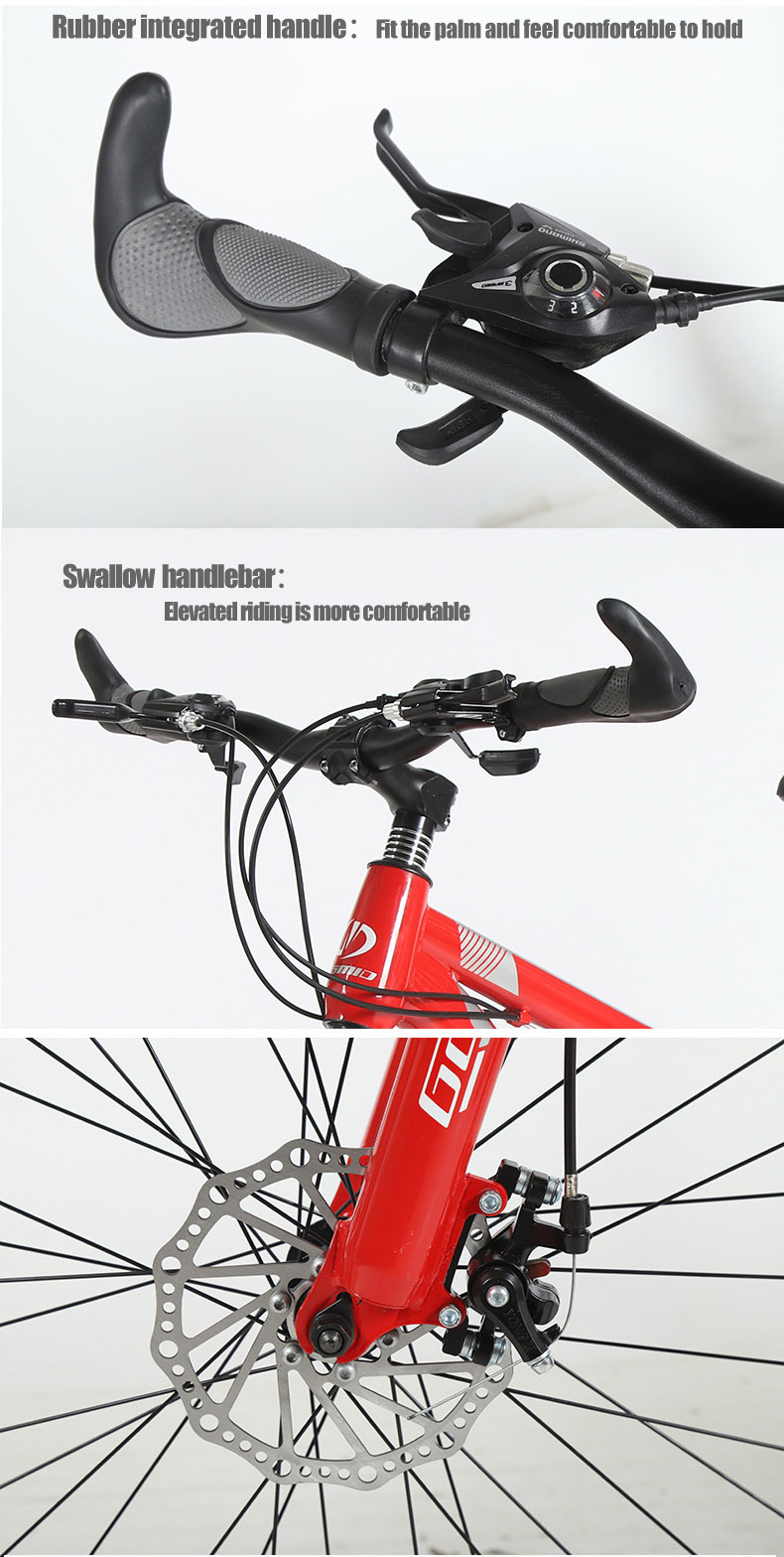 29 inch Velo Cycle MTB Bicycle Steel Frame 24 Speed Customizable Mountain Bike