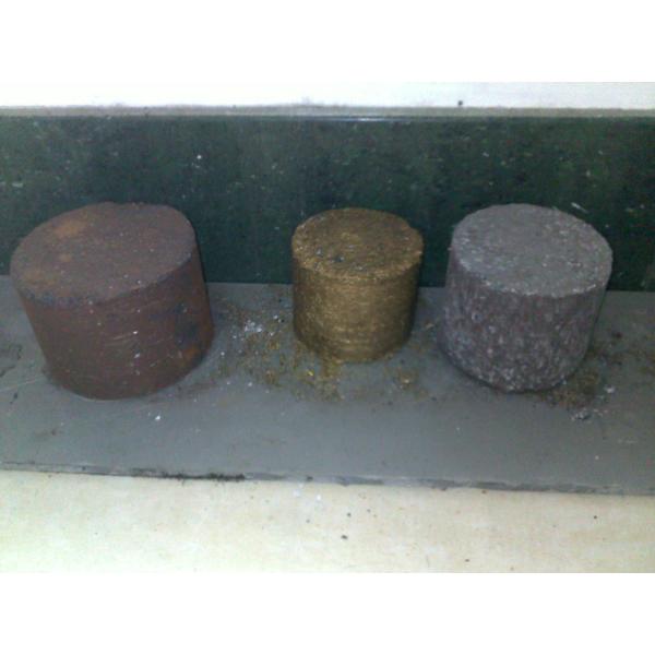 Blue Metal Recycling Scrap Metal Press Machine 800 - 1200kg/H Automatic Wood Chip Briquette Press