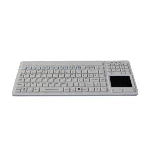 China PS2 Waterproof Medical Grade Keyboard 17mA With Touchpad wholesale