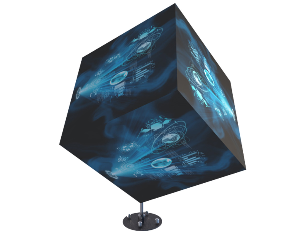 Cube HD LED DisplayOffers 360° HD Display With Flexible Installation For High Brand Impact Ideal For Events And Retail
