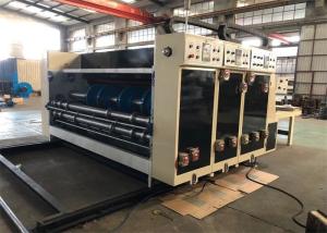 China Chain Feeding Flexo Printer Slotter Die Cutter Corrugated Cardboard 0-60 Pcs / Min wholesale