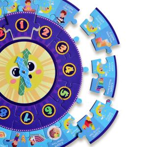 China Round Shape Digital Clock Puzzle wholesale