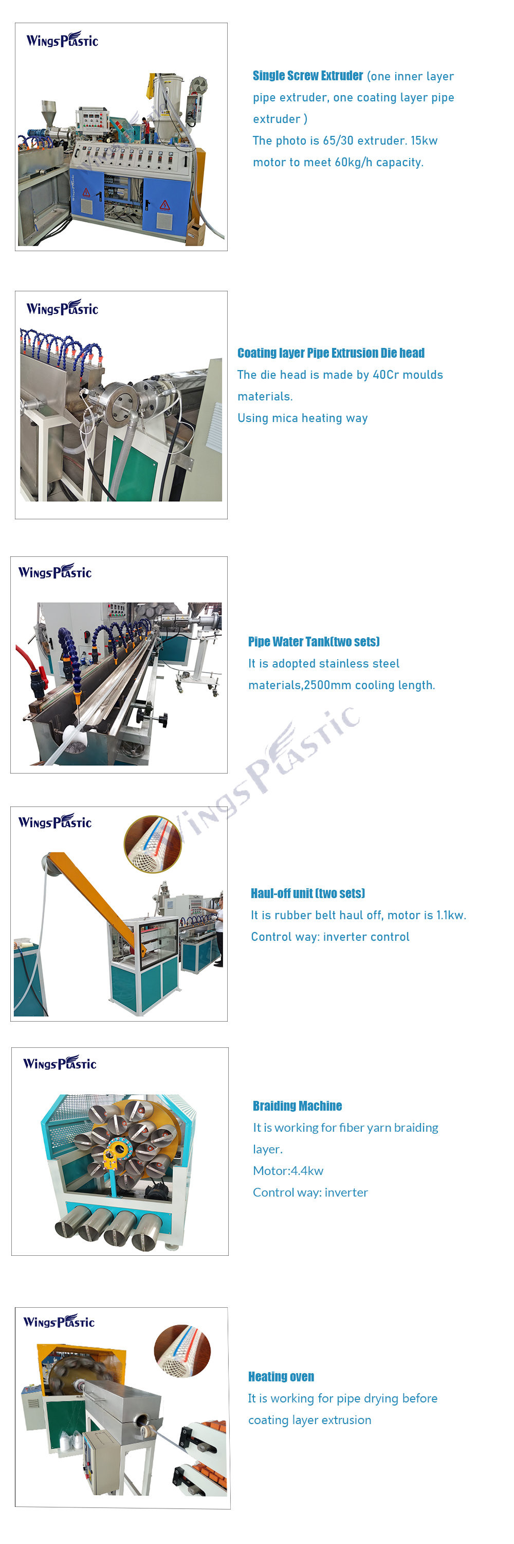 High Strength PVC Fiber Braided Garden Soft Hose Making Machine For Agriculture Irrigation