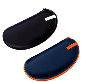 China 2024 fashionable zipper pu leather sunglasses case cover wholesale