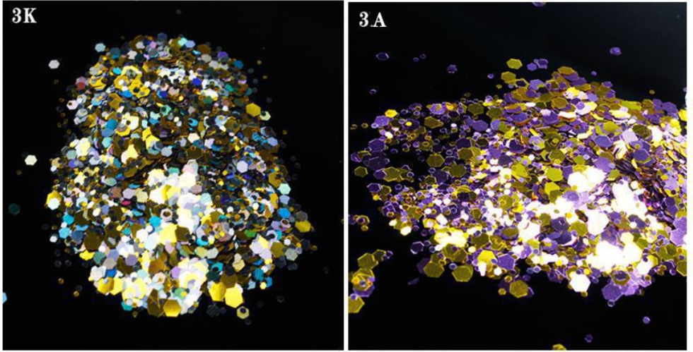 Diwali Celebration Essential Colorful High Shining 1mm 2mm 3mm White Silver Pink Green Bling Nail Glitter Powder
