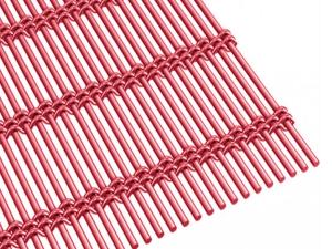 China Fluorine Carbon Gold Color Decorative Metal Mesh Divider For Screen Partition wholesale
