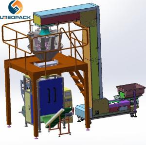 China Automatic seeds bag packaging machine and labeling machine price wholesale