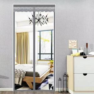 China Magnetic Plastic Film Door Curtain, Anti Dust Film Door Curtain, 120x220cm Clear Plastic Curtain Wall wholesale