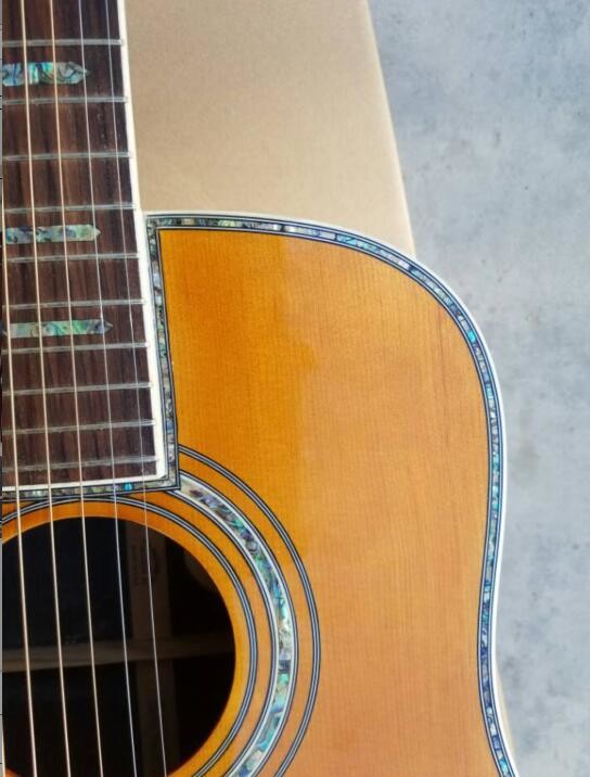 Wholesales Classical Acoustic Guitar Martin 41" Solid Spruce Top Rosewood back&side 301 EQ all Real Abalone Binding
