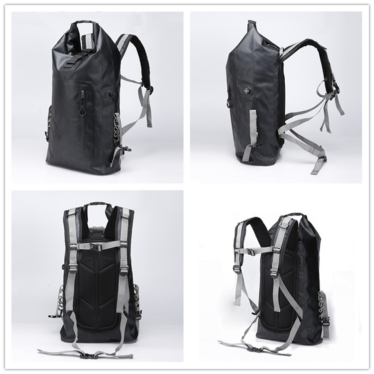 Tarpautin Fishing Tube Rucksack Folding PVC Waterproof Dry Bag Backpack Outdoor Travel Army Kayak Sports 22L Customized
