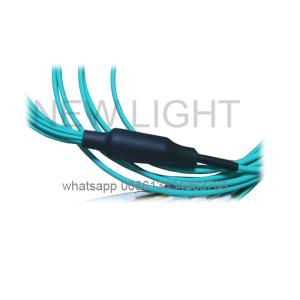 China Mpo Mtp Fiber Connector Mtp Fanout Cable 40 / 100 G Mpo To Lc Breakout Cable wholesale