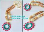 Baby sling necklace, baby bracelet, crochet bracelet, teething bracelet, crochet