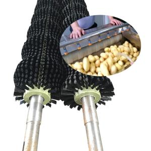 China Cleaning Cylinder Metal Industrial Rotary Brushes For Potato Peeling ODM wholesale
