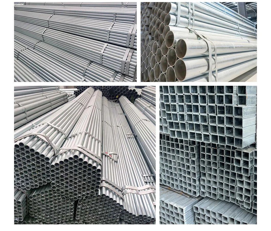 Hot DIP Galvanized Scaffolding Steel Pipe/Tube Low Carbon Free Round ASTM Hot Rolled ERW Galvanized Tube 10 - 1219 mm Fluid Pipe