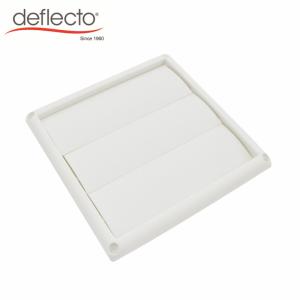 China Deflecto Plastice Vent Cap Louvered Outdoor Dryer Vent Cover, 4 Inches Hood, White wholesale