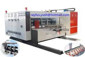 China High Speed Flexo Printing Machine For Corrugated Carton Lead Edge Feeding wholesale