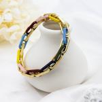 Charm Tennis Men'S Bangle Bracelet Hollow Leaves Beaded Bracelets Jewelry