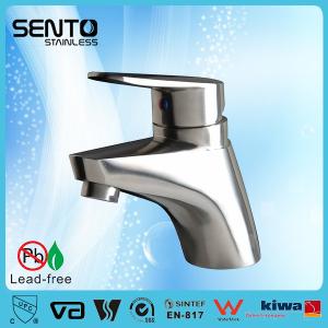 China Hot sales single lever basin faucet with 304 stainless steel wholesale