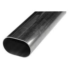 China Carports Ss Oval Pipe , Oval Stainless Steel Tubing Customized Finishing Treatment wholesale