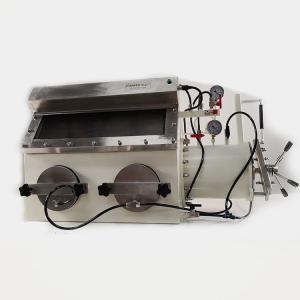 China Stainless Steel Vacuum Glove Box For Li Ion Battery Materials 6mm Thickness wholesale