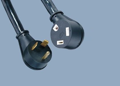 UL CUL CSA 30A 125V 250V 3 Pole Prong NEMA TT-30P RV Plug To Receptacle American Extension Cord Sets