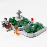 MOC bricks flower bed for city construction decoration public park building
