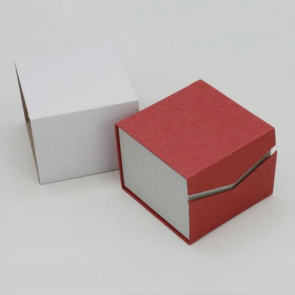 Custom Luxury Colorful Rigiding Magnetic Ring Jewelry Box With Your Own Logo For Other