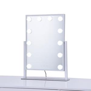 China OEM Durable Dressing Room Illuminated Cosmetic Beauty Vanity Mirror with LED Lights wholesale