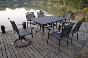 China garden furniture cast aluminum set-9802 wholesale