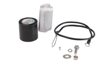 Cell Site Copper Coaxial Cable Grounding Kit For 1 / 2 ″ 7 / 8 ″ Coaxial Cable