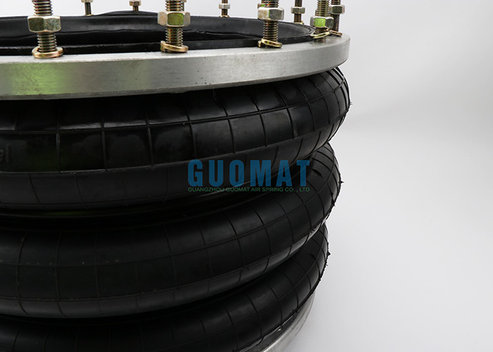 Large Industrial Air Spring GUOMAT 3H480312 At 0.7 Mpa Max Dia 510mm With Ring 20pcs Bolts