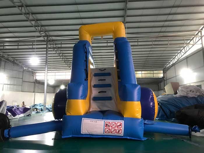 Mini Size Inflatable Blow Up Water Slide For Toddlers Custom Logo Available