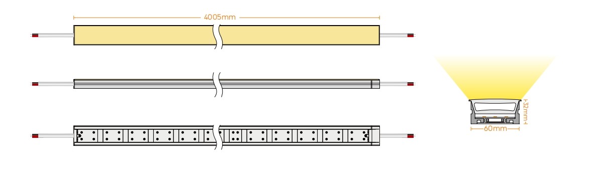 IP40 Waterproof Silicon Top Bend LED Neon Flex Light Strips Easy To Bend And Shape