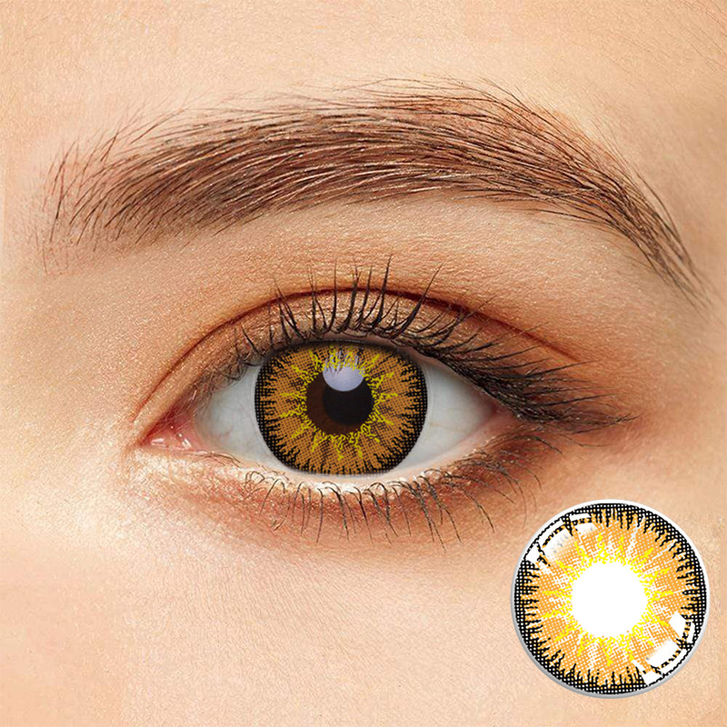 Custom Green Purple Blue Enhancement Tint Contact Lenses 14.5mm