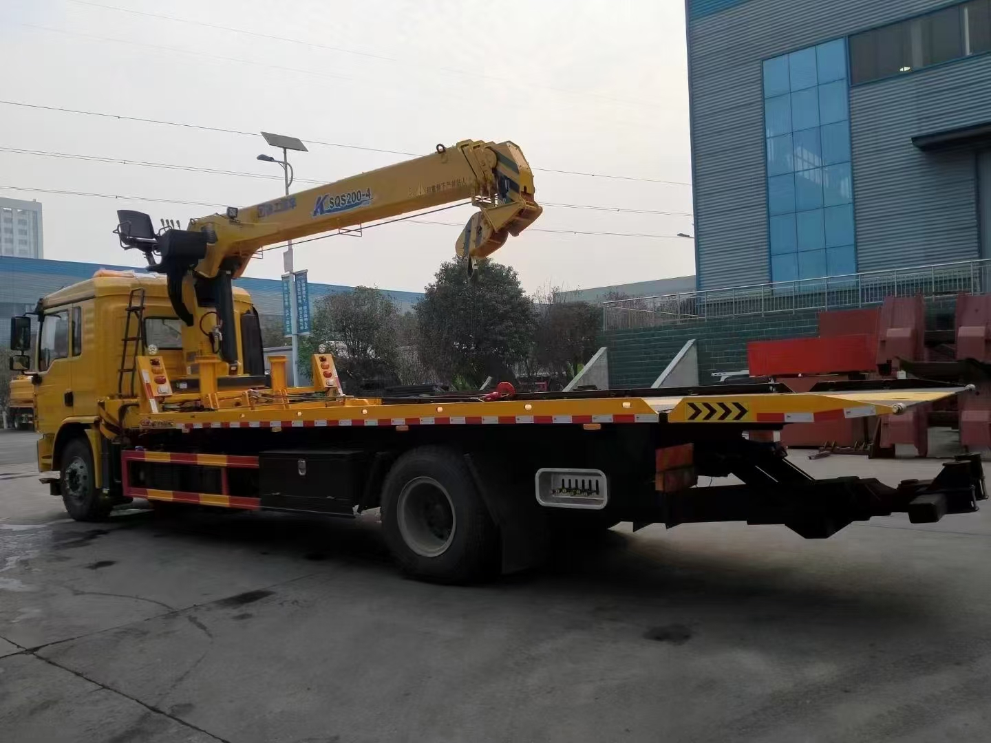 JMC Trailer With 8 Tons Towing Two Cleaning Vehicles Street Cleaning Vehicles