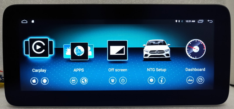 Ouchuangbo car multimedia gps navi for Mercedes Benz C GLC V W205 X253 C253 2015-2018 android 10.0 OS 4GB+64GB 8 core