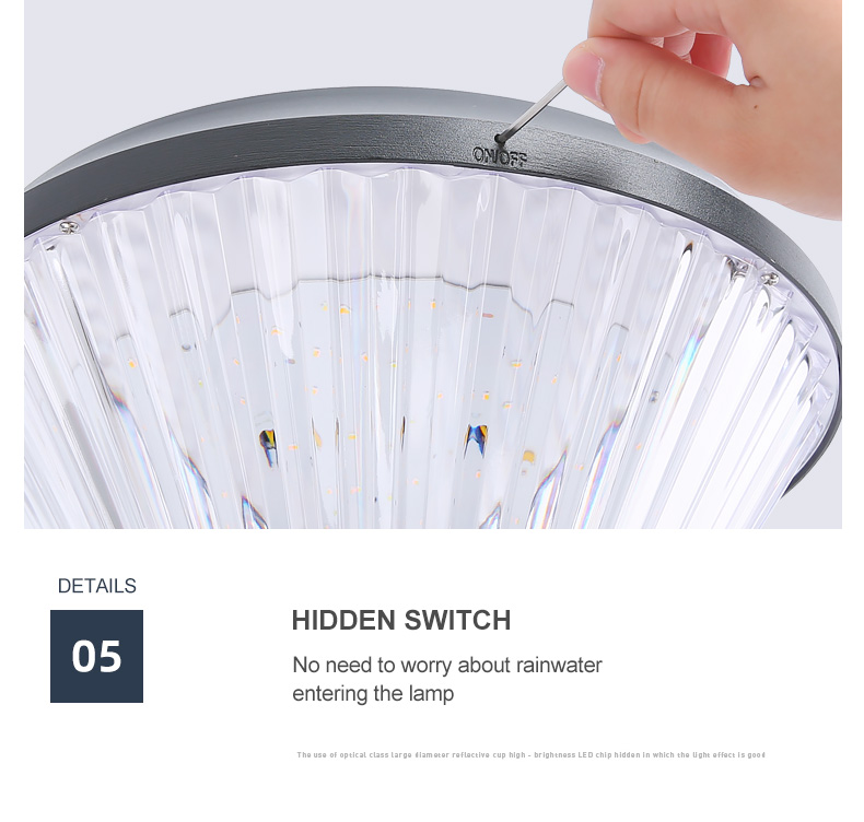 Die Cast Aluminum 20w Wall Mounted Solar Light outdooer wall lamp With 3.2v 8000mAh Battery