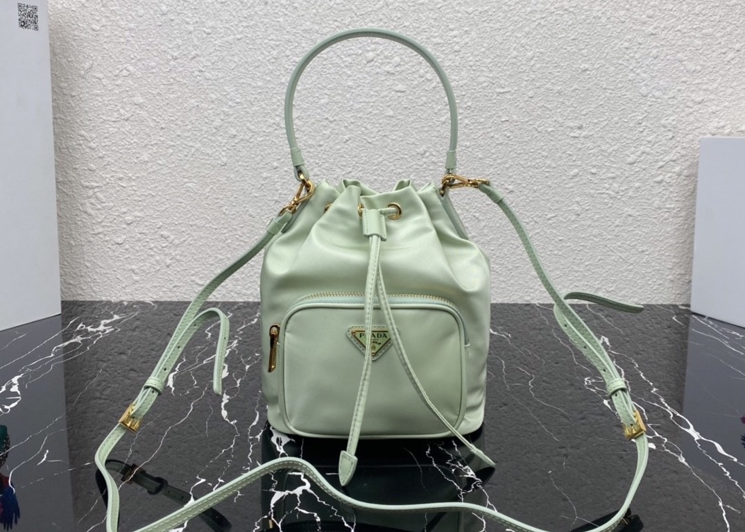 Bucket Nylon Cross Body 23cm Luxury Canvas Bag Big Capicity
