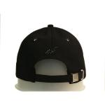 OEM ODM Fashion Rhinestone Baseball Cap , Black Constructed Baseball Hat Metal