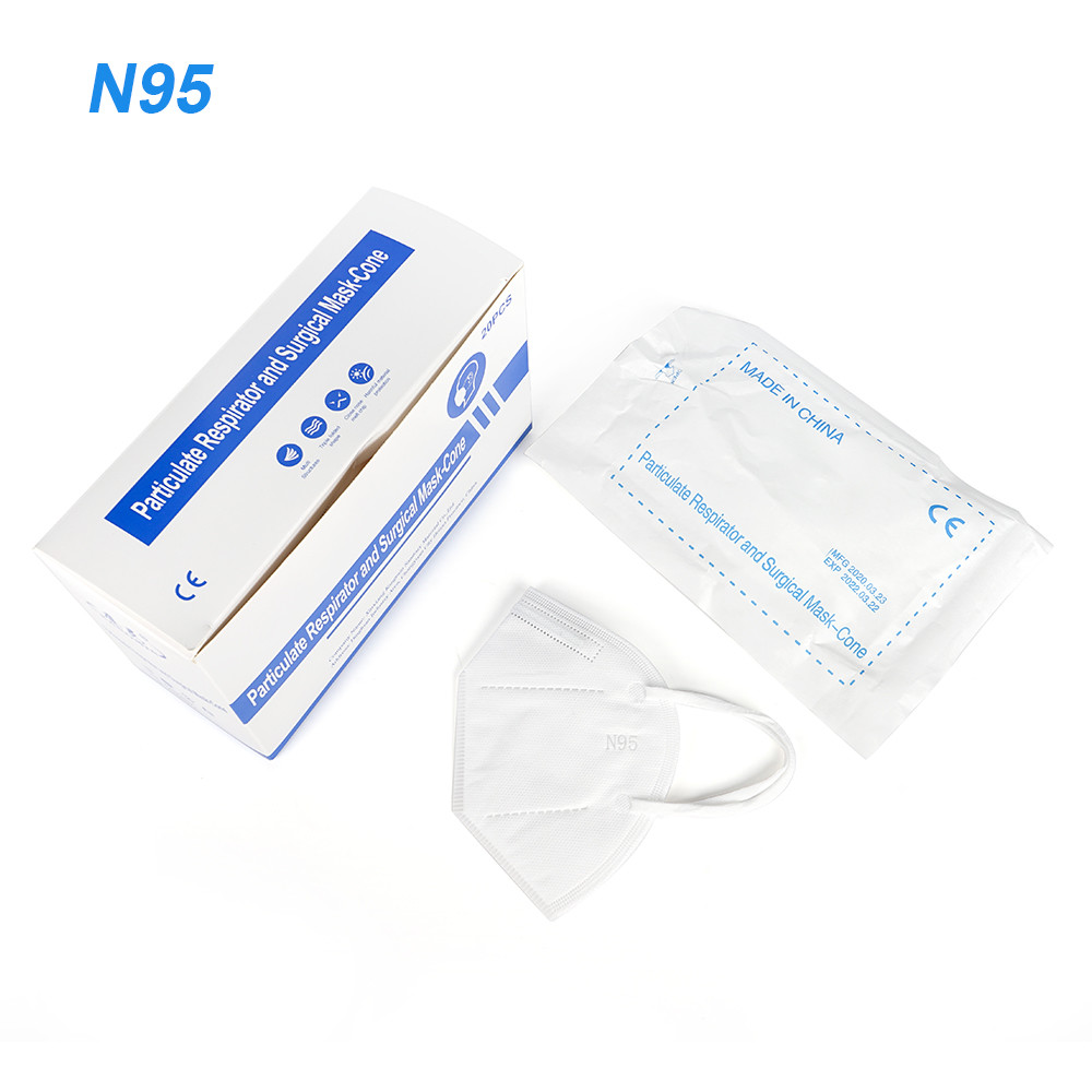 Face Anti Mask Disposable Nonwoven N95 Face Mask , Now Woven Fabrics Melthblown N95 Mask