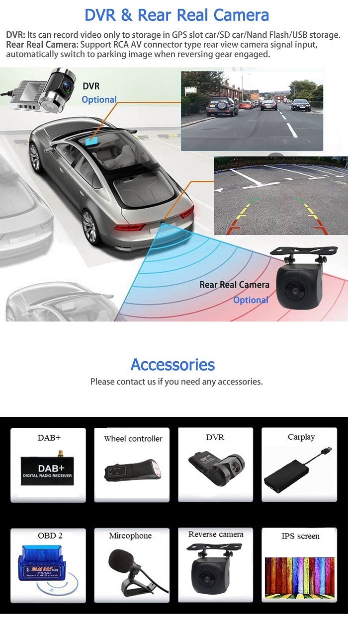 New process 10.1 Inch 4 core android 9.0 1+16GB 2+32GB Car Radio Universal 4*45W Amplifier car dvd player