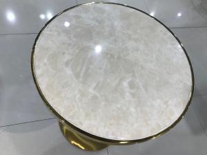 China 60cm White Marble Top Side Table wholesale